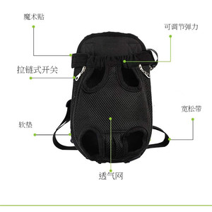 กระเป๋าเป้สะพายหลังสำหรับสัตว์เลี้ยง สะดวกสบายสำหรับสัตว์เลี้ยงสี่ขา สำหรับสัตว์เลี้ยงขนาดเล็ก ผลิตที่เซินเจิ้น - Product Image 3