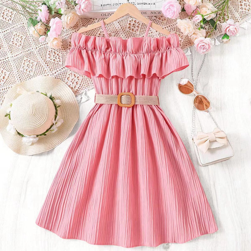 Layered Sleeveless Teen Dresses For Girls Summer Party Frocks