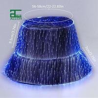 Cappello a Secchiello ALLCH per Bambini, Nuovo Design Luminoso Unisex con LED RGB Ricaricabile, per Sci, Sport, Pesca, Casual, Feste e Viaggi