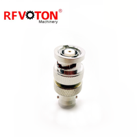 Adaptateur RF coaxial RP-BNC mâle vers BNC femelle en laiton (RF) conforme RoHS, en stock, fourni par l'usine