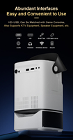 Projecteur de Jeu 3D 2 en 1 Contrôleur TS-8 Gamepad Android 13 5G WIfi Playstore Home Cinéma Extérieur 4k Mini Projecteur Portable