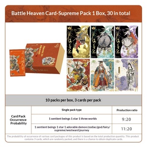 Cartes <span class=keywords><strong>Kayou</strong></span> Voyage en Terre des Oudons, Super Pack Bataille au Cour des Cieux, Cartes à collectionner créatives de personnages - Product Image 2