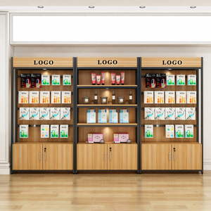 Factory Direct Hot <strong>Pop</strong> Wooden Metal <strong>Shelves</strong> Miniso Can Customize Supermarket <strong>Display</strong> <strong>Shelves</strong> - Product Image 4
