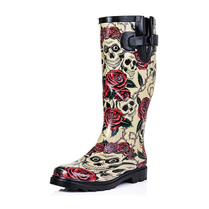 Venta caliente impermeable personalizado antideslizante zapatos de la lluvia de <span class=keywords><strong>botas</strong></span> de lluvia de alta del muslo personalizado <span class=keywords><strong>botas</strong></span> de goma - Product Image 3