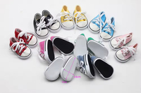 Vente flash : 9 couleurs de chaussures en toile pour poupée BJD de 18 pouces, jouet en peluche, mini jouet pour filles