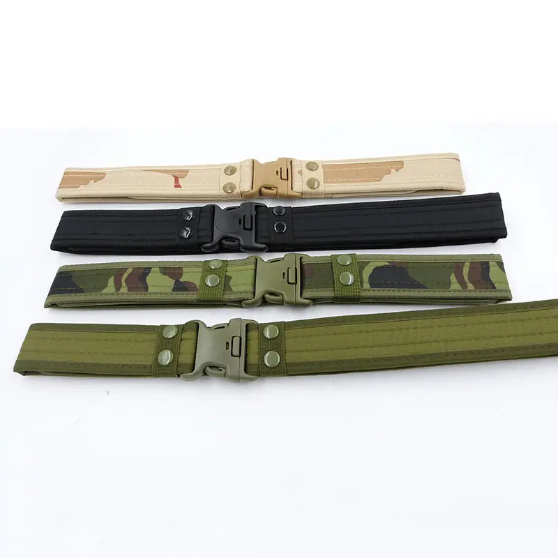 High quality waterproof oxford duty belt with 5cm width for men outdoor adjustable tactical belt