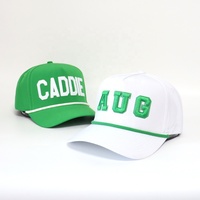 Casquette de baseball en polyester à 5 panneaux, personnalisée, de haute qualité, avec logo brodé, trou découpé au laser, imperméable, pour le sport, OEM, Golf, Gorras