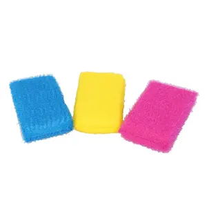Hot sale durable all-purpose Magic dishwashing Kitchen scouring pads Cleaning Sponge Scouring scrubber