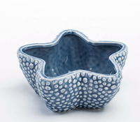 Nouveau pot de fleurs en céramique pour décoration intérieure et jardin, mini-support pour plantes aériennes et succulentes, pot de bureau mignon en forme de baleine, pot de coquillage avec drainage
