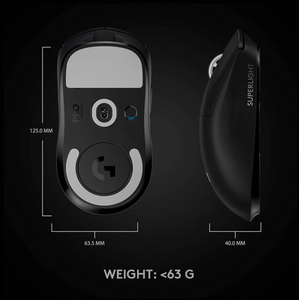 ราคาขายส่งแท้ 100% มีสินค้าในสต็อก เมาส์เกมมิ่งไร้สาย Logitech G Pro พร้อมประสิทธิภาพระดับ Esports - Product Image 2