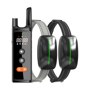 <span class=keywords><strong>Collar</strong></span> de Adiestramiento Eléctrico para Perros, Control Remoto Walkie Talkie, Control Automático de Ladridos, Funciones de Vibración y Descarga, Recargable, Impermeable IPX7 - Product Image 1