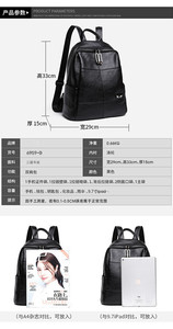 Sac à dos rétro en cuir de vachette fait main, sac à dos en cuir véritable pour femme - Product Image 4