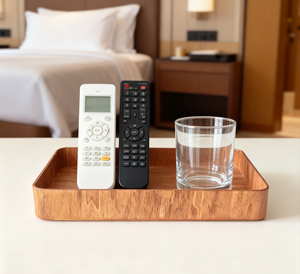 Plateau en <span class=keywords><strong>bois</strong></span> laqué extra large, écologique, plateau <span class=keywords><strong>de</strong></span> service pour la cuisine, plateau <span class=keywords><strong>de</strong></span> service pour les fêtes, plateau <span class=keywords><strong>de</strong></span> rangement pour aliments, ensemble <span class=keywords><strong>de</strong></span> plateaux en contreplaqué, table <span class=keywords><strong>de</strong></span> salle <span class=keywords><strong>de</strong></span> bain, <span class=keywords><strong>valet</strong></span> - Product Image 2