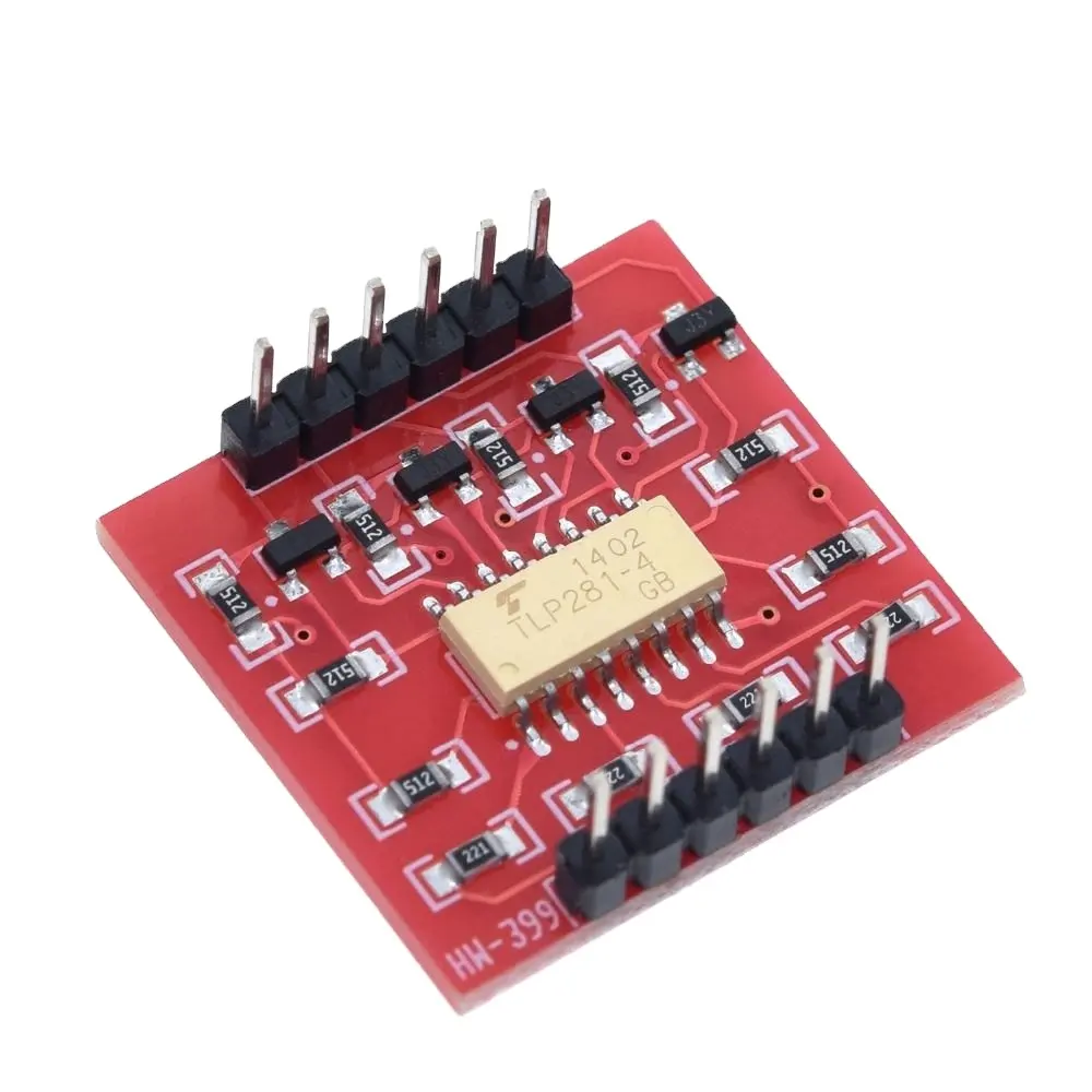 TLP281 4 CH 4-Channel Opto isolator IC Module Expansion Board High And Low Level Optocoupler Isolation 4 Channel