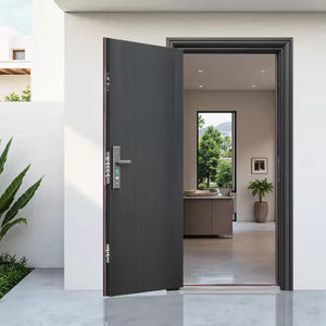 Mexin CE Certified Steel Front Entry <strong>Door</strong> with Anti-Theft Feature Modern Design for Hotels Villas &amp; Commercial Use - Product Image 3