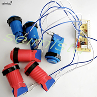 Kit de jeu d'arcade DIY Yinglucky Y-1058 pour 2 joueurs avec instructions en anglais, boutons américains et encodeur USB à latence nulle