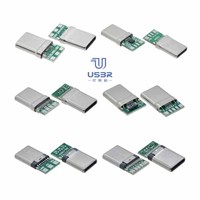 Usbrr Étanche IP68 Type C Femelle Vertical USB A Port Micro Connecteur SMD IPX7 USB 3.0 Socket SMT IP65 USB 3.1 Jack