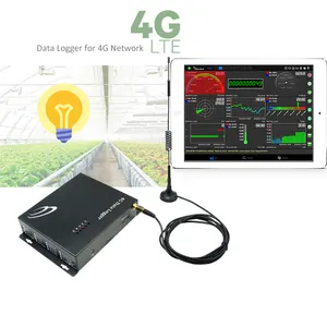 4g gsm controle de temperatura e umidade, 3 entradas digitais freezer dados logger sala monitor de temperatura