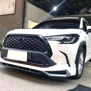 Para <span class=keywords><strong>Toyota</strong></span> <span class=keywords><strong>Corolla</strong></span> <span class=keywords><strong>Cross</strong></span> 2020 2021 2022 <span class=keywords><strong>2023</strong></span> 2024, Alerón Delantero para Parachoques Estilo <span class=keywords><strong>GR</strong></span> en Negro Brillante, Kit de Carrocería - Product Image 4
