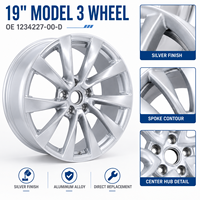 1234227-00-D Jante en alliage d'aluminium standard OE de 19 pouces, montage direct pour Tesla Model 3 Highland, pièces de rechange pour véhicules électriques LinTech