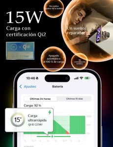 LISEN Mini Estación de Carga Inalámbrica Retráctil 3 en 1, Base de Carga Magnética Rápida de 15W para iPhone 17 16 15 <span class=keywords><strong>Pro</strong></span> Max, Reloj y <span class=keywords><strong>AirPods</strong></span> - Product Image 3