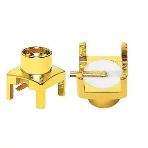 RF PCB Connector SMP Male Limited Detent Connector Solder Attachment Surface Mount PCB board