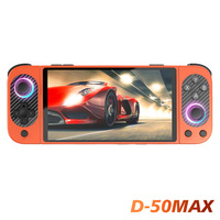 Consola de Juegos Android 2026 D50 MAX con Pantalla Táctil IPS de 5'', 64GB Integrados, Batería de 5000mAh, Wi-Fi, Consola de Videojuegos Retro Portátil