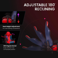 Afrique du Sud Cadeira De Escritorio Échantillon Gratuit Chaises Gamer Rouges Spider Man 2d Arms Scorpion Chaise de Jeu pour Jeux en Promotion