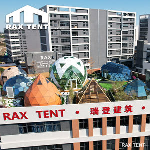 Tenda a Cupola Geodetica Prefabbricata in Vetro con Soppalco per Campeggio ed Eventi - Product Image 6