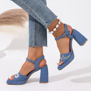 Zapatos de Tacón Alto con Correa en el Tobillo, Estilo Elegante, Punta Cerrada, Estilo Francés, para Mujer - Product Image 4