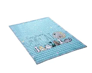 Tapete de jogo para bebês, tapete macio para crianças pré-escolares, 110x110 cm, tapete de chão para brincar