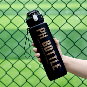 Eco-Friendly 1L Large Durable Gym Plastic <strong>Bottle</strong> for Fitness <strong>With</strong> <strong>Straw</strong> Portable Travel Enthusiasts Leakproof Water <strong>Bottle</strong> - Product Image 5