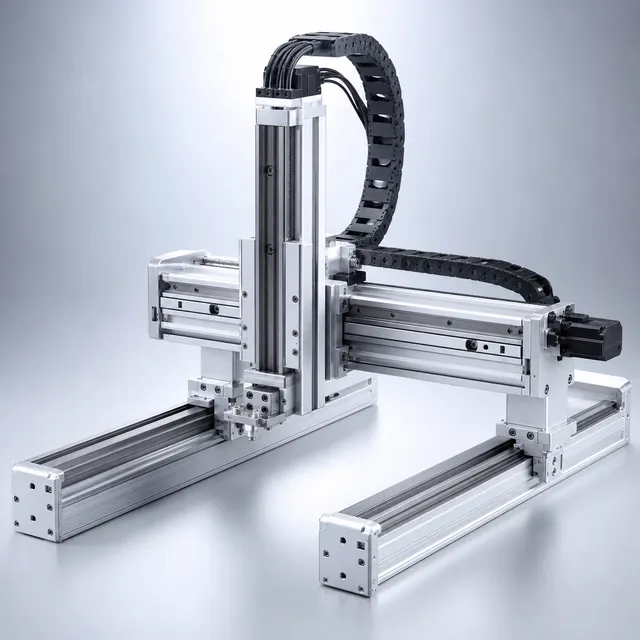 Multi Axis Cartesian Robot System Positioning Anodized Aluminum Linear Module for Automatic Pick and Place