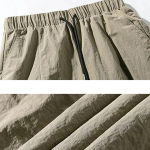 Pantalones cargo caqui ligeros pero gruesos y cálidos a prueba de viento resistentes al agua acolchados de invierno de gran tamaño - Product Image 5