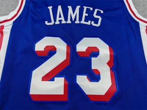 Bordado de Alta Calidad # Camiseta de <span class=keywords><strong>LeBron</strong></span> James #23 de Filadelfia - Product Image 2