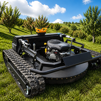 Robot de tonte télécommandé multifonction haute puissance pour l'agriculture, la foresterie, l'aménagement paysager, la taille et le désherbage