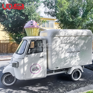 Camion de singe italien mobile à 3 roues personnalisé nouvel état Cupcake chariot à café Restaurant boulangerie crème glacée snack van vente - Product Image 2