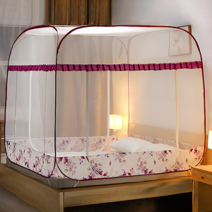 Tienda antimosquitos emergente de diseño plegable con tienda de campaña inferior de red para protección de cama durante viajes de adultos - Product Image 5