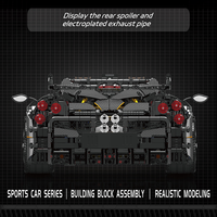 Voiture de sport Huayra grise à l'échelle 1:8, modèle 13182, jouet de construction en ABS, 4802 pièces, jouet éducatif certifié CE, cadeau de festival