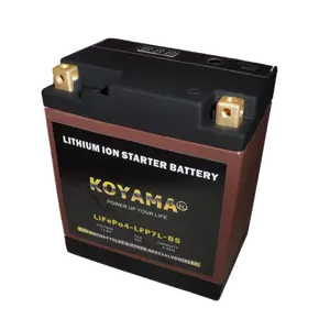 कोयामा LFP7L-BS लिथियम आयरन फॉस्फेट 12V 4.8Ah बैटरी लिथियम आयन 12.8v LiFePO4 मोटरसाइकिल बैटरी स्टार्टिंग के लिए