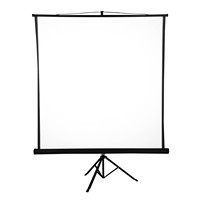 Écran de projection pliable HD 72 pouces avec trépied, écran de projection portable pour cinéma à domicile, jardin, fête
