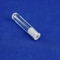 Tube en quartz poli de haute pureté, résistant à la chaleur, transparent, pliable/soudable/coupable, personnalisable, 1100°C, laboratoire, industriel
