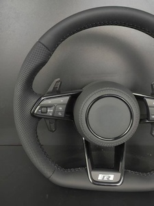 <span class=keywords><strong>Volante</strong></span> Deportivo R-Line Original para Volkswagen <span class=keywords><strong>Golf</strong></span> 7 7.5 <span class=keywords><strong>GTI</strong></span> R MK7 Polo <span class=keywords><strong>GTI</strong></span> Passat B8 Tiguan, Cuero con Levas de Cambio - Product Image 5