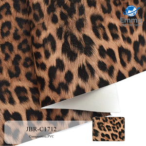 Pelle Artificiale in PVC con Motivo Leopardato, Antivento e Resistente, per Uso Decorativo 1712 - Product Image 1