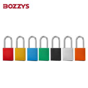 <span class=keywords><strong>Candado</strong></span> de aluminio emergente automático compacto con grillete de acero endurecido de 6*38mm Bloqueo industrial con llave anodizada-Etiquetado - Product Image 6