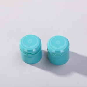 Tapón de rosca de plástico <span class=keywords><strong>azul</strong></span> 28 410 PP personalizado, tapón de una sola vez a prueba de manipulaciones con orificio pequeño, <span class=keywords><strong>tapa</strong></span> abatible para botellas - Product Image 6