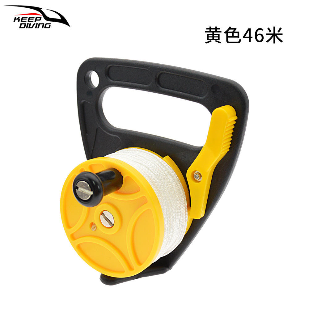 46m Yellow Wheel White Line