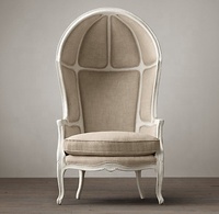 2024 chaise rembourrée Antique en bois massif Patchwork couleur mode loisirs chaise longue/chaise cage à oiseaux en fibre de verre