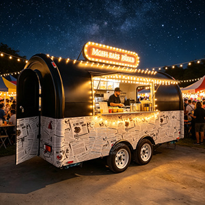 Turnkey BBQ Food Trailer Fully Equipped Ice Cream Food Truck DOT Certified Catering Kitchen - Product Image 1
