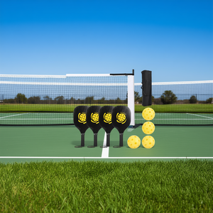 Filet de pickleball portable Db de 22 pieds avec 4 raquettes, 4 balles, sac de transport, utilisation en extérieur, toutes saisons - Product Image 2